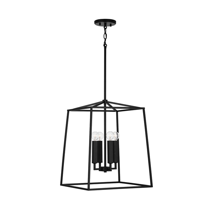 Capital Lighting 537642MB Four Light Foyer, Matte Black