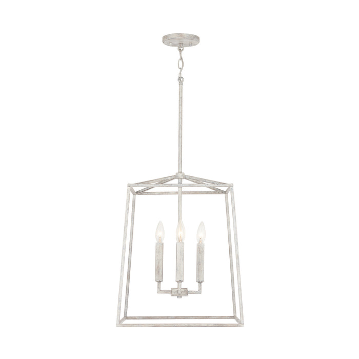 Capital Lighting 537642MS Four Light Foyer, Mystic Sand