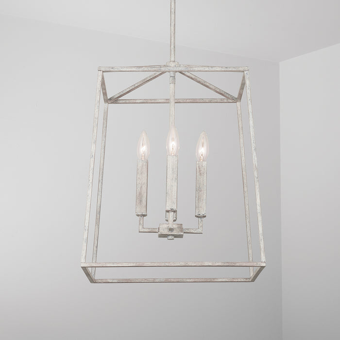 Capital Lighting 537642MS Four Light Foyer, Mystic Sand