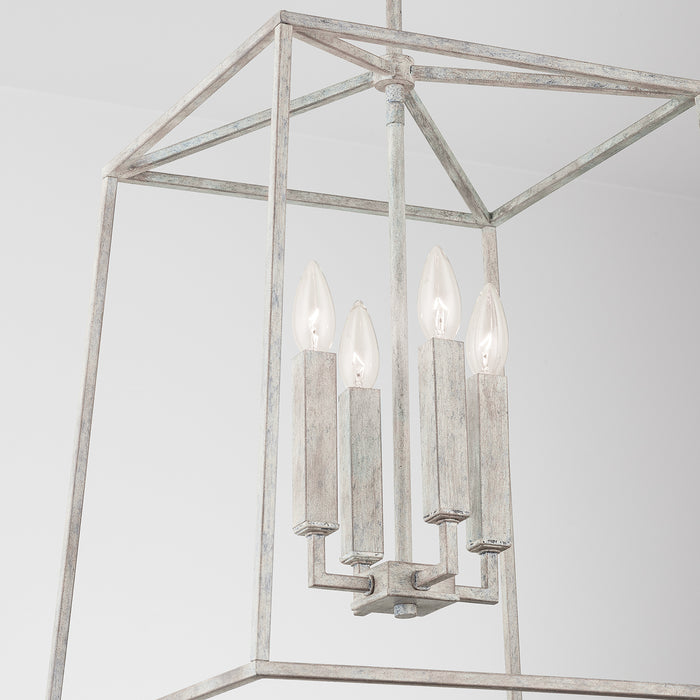 Capital Lighting 537642MS Four Light Foyer, Mystic Sand
