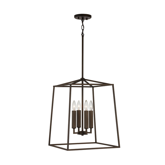 Capital Lighting 537642OR Four Light Foyer, Oil Rubbed Bronze