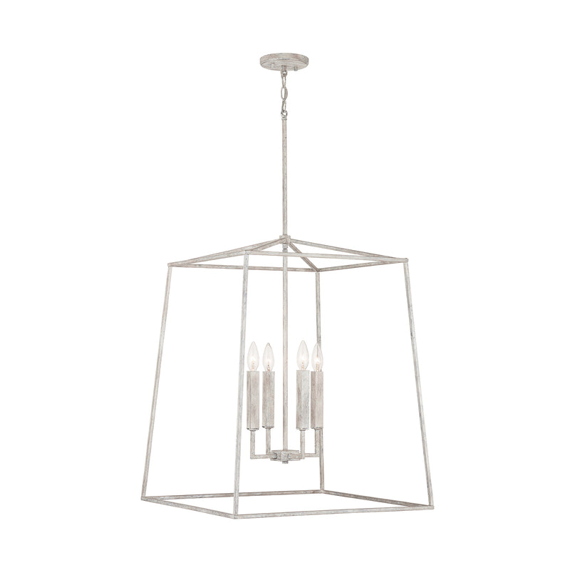 Capital Lighting 537643MS Four Light Foyer, Mystic Sand
