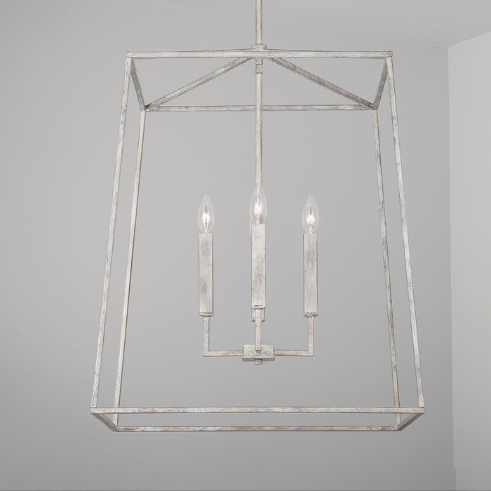 Capital Lighting 537643MS Four Light Foyer, Mystic Sand
