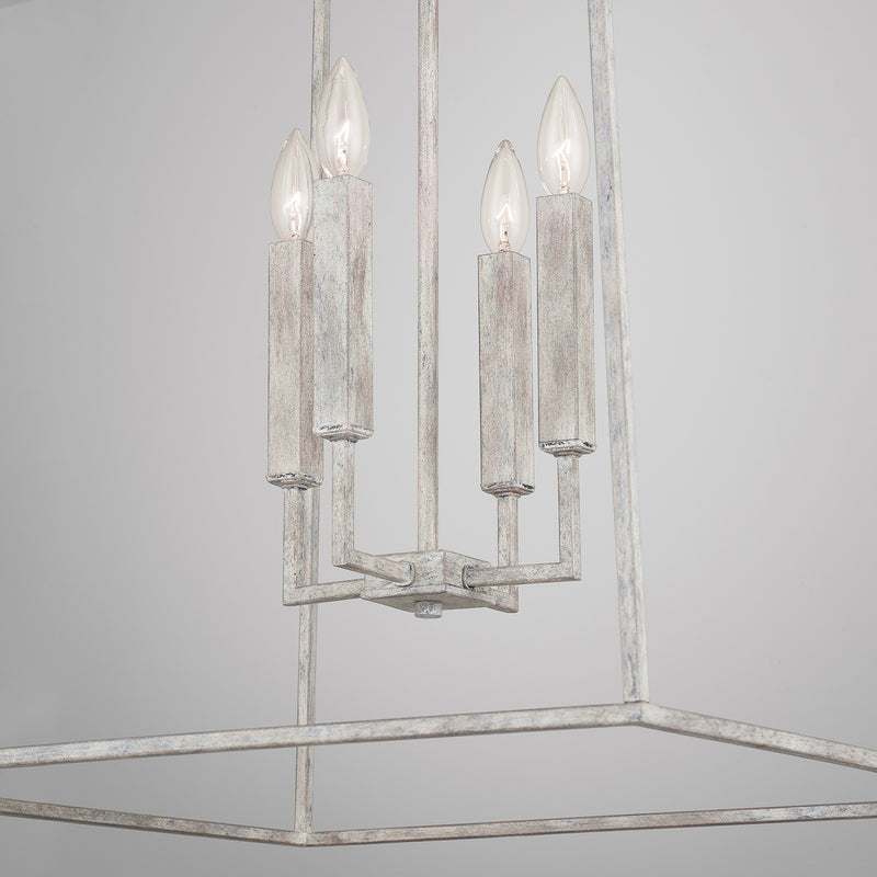 Capital Lighting 537643MS Four Light Foyer, Mystic Sand