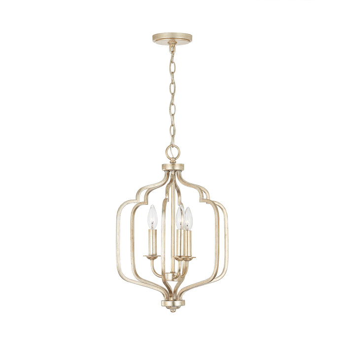 Capital Lighting 538731WG Three Light Foyer, Winter Gold