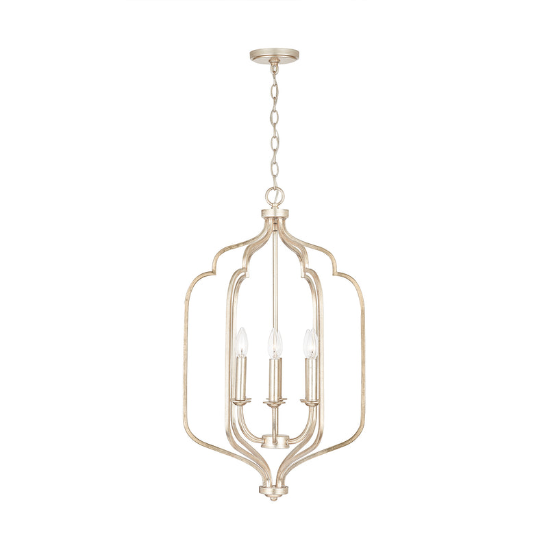 Capital Lighting 538761WG Six Light Foyer, Winter Gold
