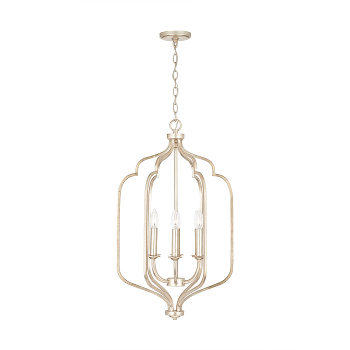 Capital Lighting 538761WG Six Light Foyer, Winter Gold