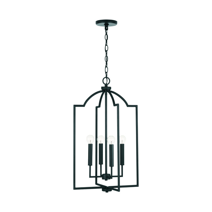 Capital Lighting 539341MB Four Light Foyer, Matte Black