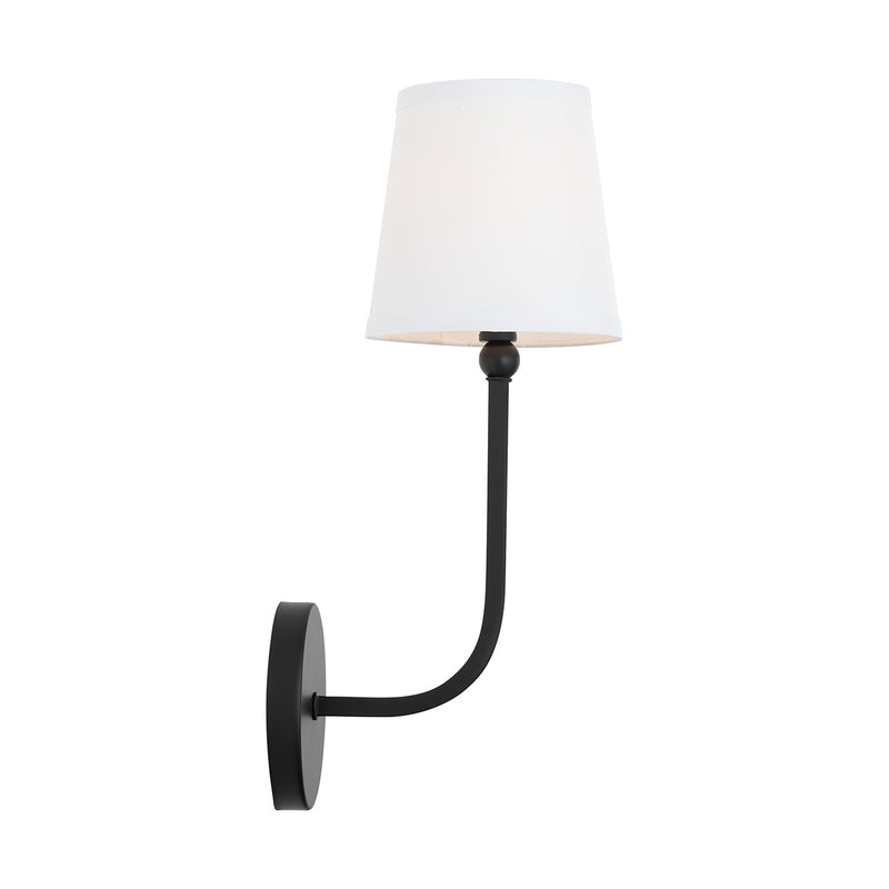 Capital Lighting 619311MB-674 One Light Wall Sconce, Matte Black