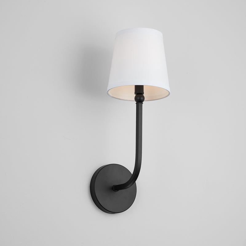 Capital Lighting 619311MB-674 One Light Wall Sconce, Matte Black