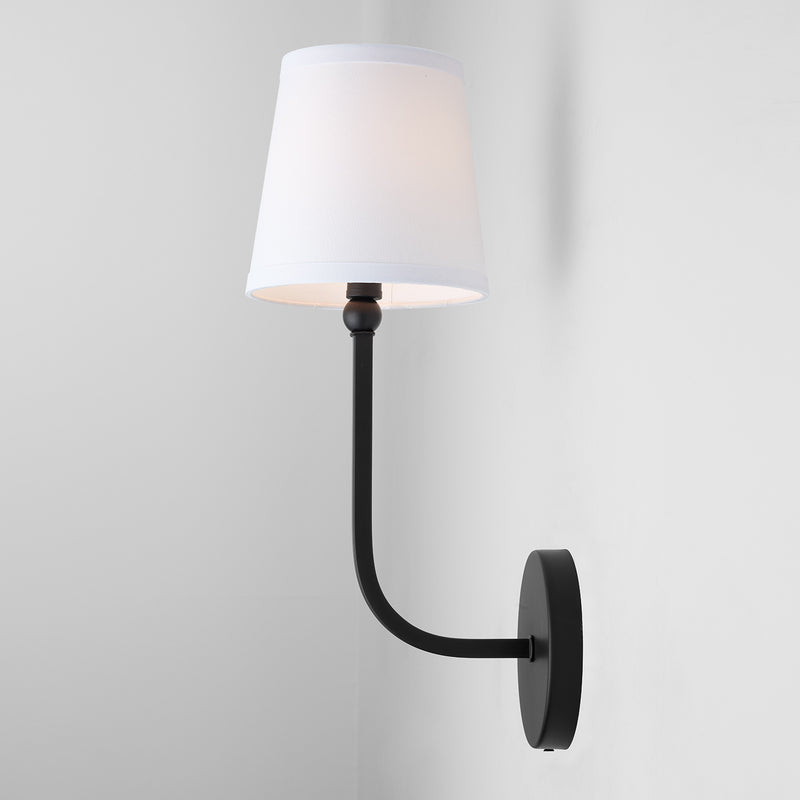 Capital Lighting 619311MB-674 One Light Wall Sconce, Matte Black