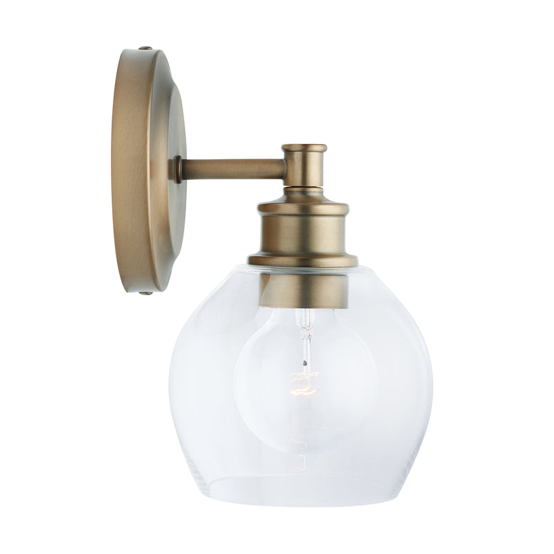 Capital Lighting 621111AD-426 One Light Wall Sconce, Aged Brass