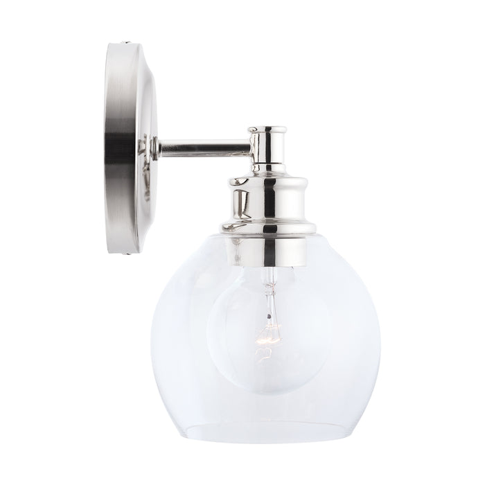 Capital Lighting 621111PN-426 One Light Wall Sconce, Polished Nickel