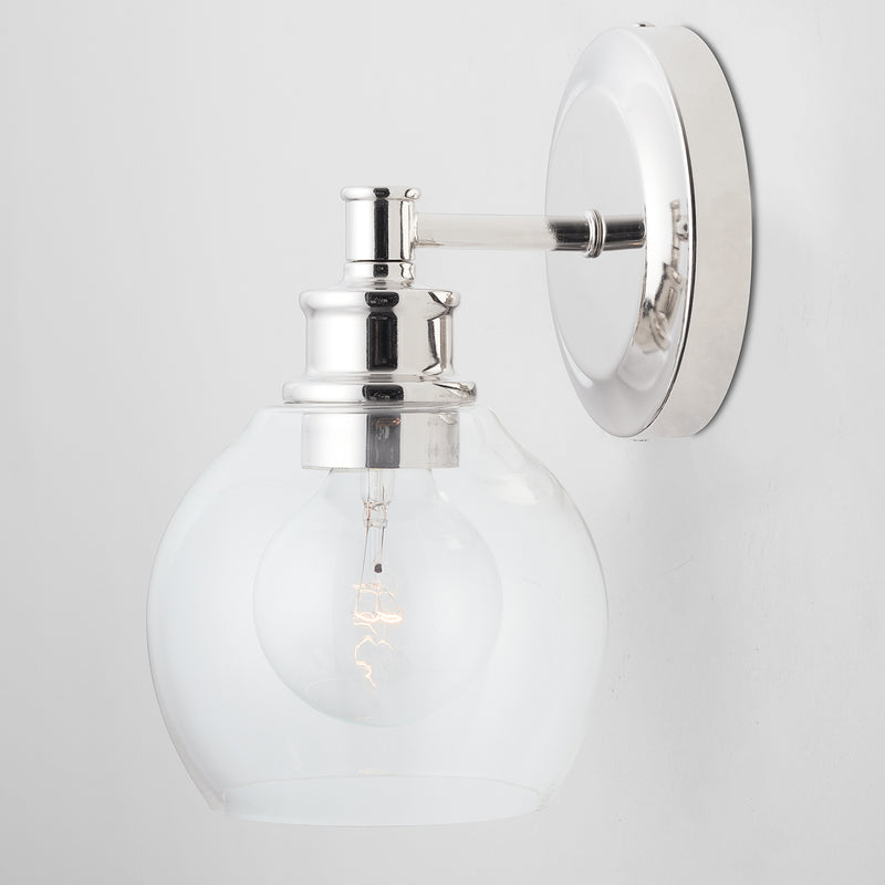 Capital Lighting 621111PN-426 One Light Wall Sconce, Polished Nickel