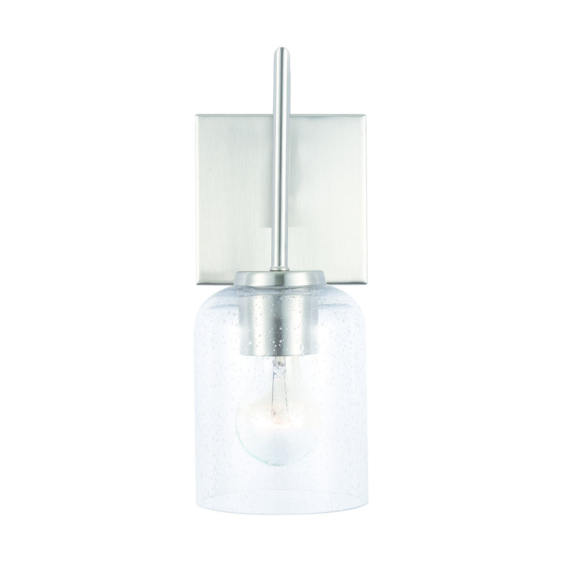 Capital Lighting 639311BN-500 One Light Wall Sconce, Brushed Nickel