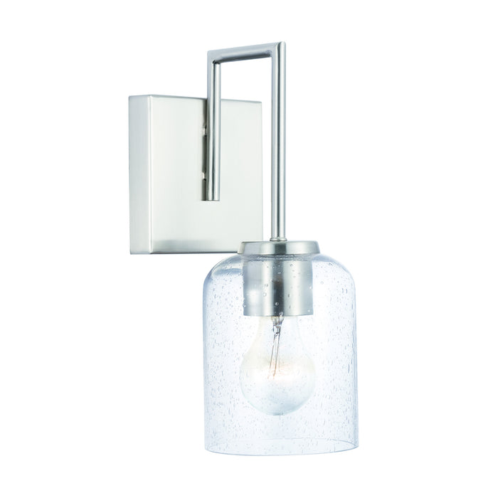 Capital Lighting 639311BN-500 One Light Wall Sconce, Brushed Nickel