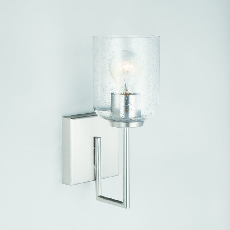 Capital Lighting 639311BN-500 One Light Wall Sconce, Brushed Nickel