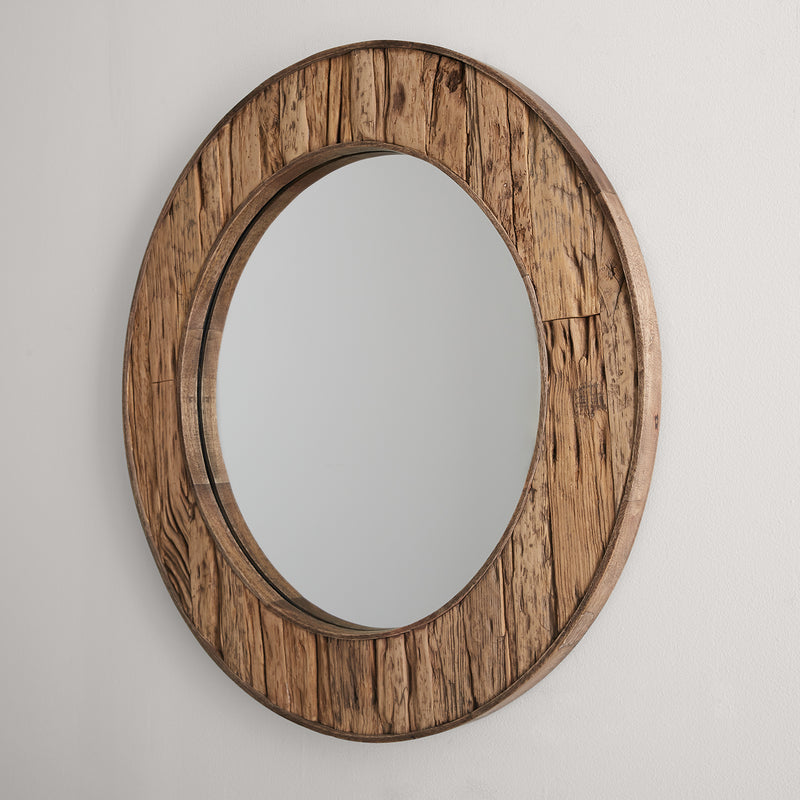 Capital Lighting 740701MM Mirror, Reclaimed Railroad Ties