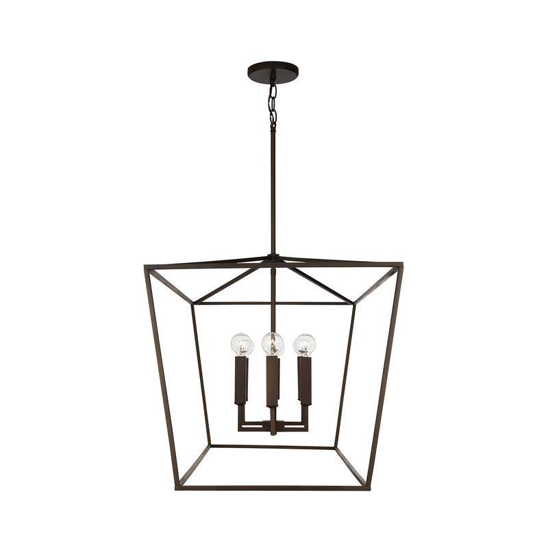 Capital Lighting 837661OR Six Light Island Pendant, Oil Rubbed Bronze