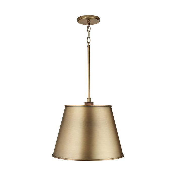 Capital Lighting 837831AD Three Light Island Pendant, Aged Brass