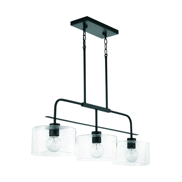Capital Lighting 838435MB Three Light Island Pendant, Matte Black
