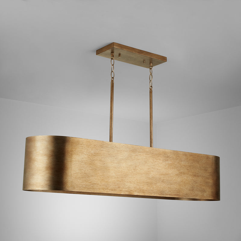 Capital Lighting 839051ML Five Light Island Pendant, Mystic Lustre