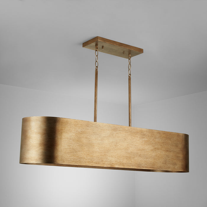 Capital Lighting 839051ML Five Light Island Pendant, Mystic Lustre