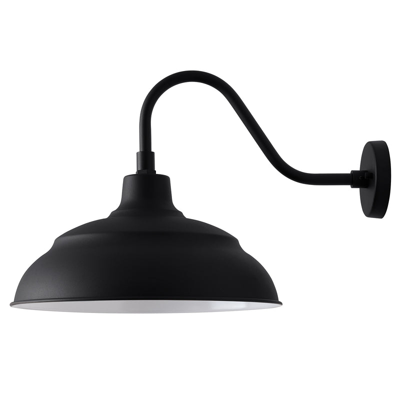 Capital Lighting 936312BK One Light Outdoor Hanging Lantern, Black