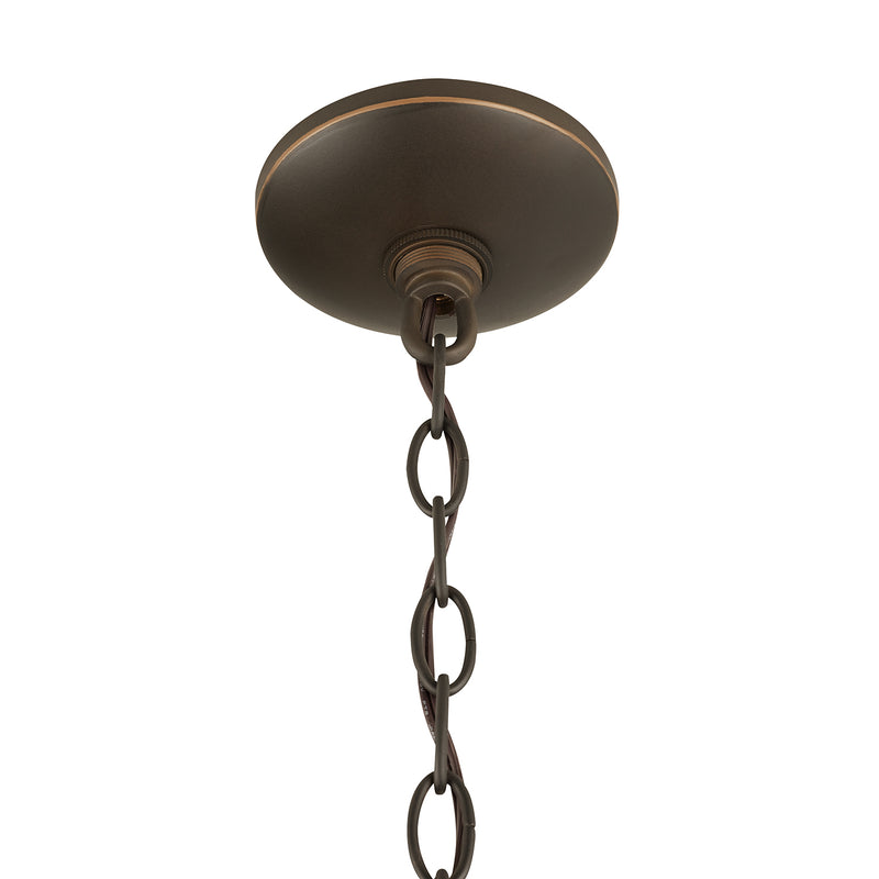 Capital Lighting 936823OZ Two Light Outdoor Hanging Lantern, Oiled Bronze