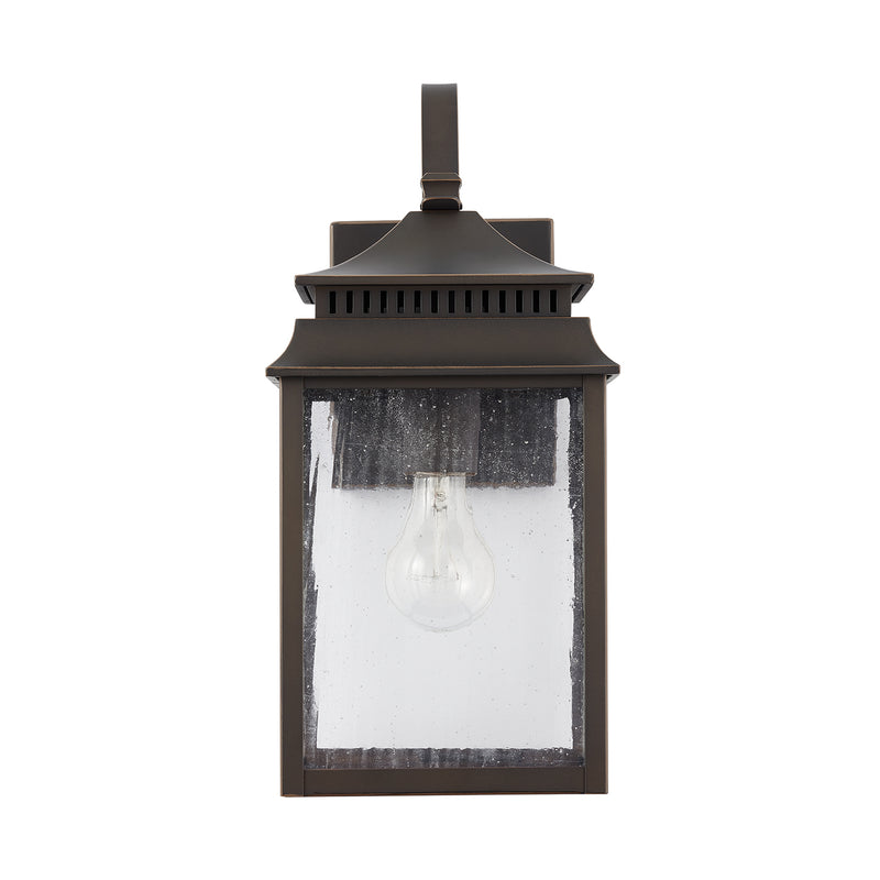 Capital Lighting 936911OZ One Light Outdoor Wall Lantern, Oiled Bronze