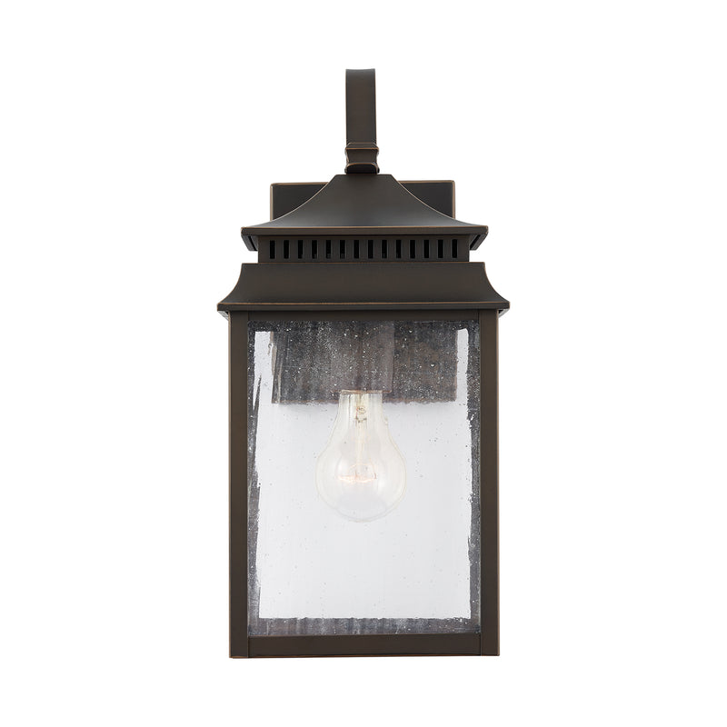 Capital Lighting 936911OZ One Light Outdoor Wall Lantern, Oiled Bronze