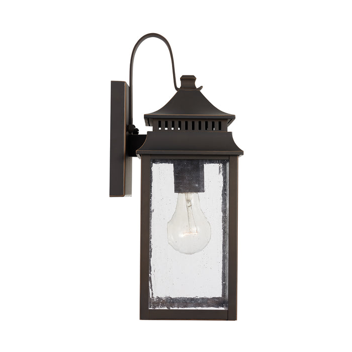 Capital Lighting 936911OZ One Light Outdoor Wall Lantern, Oiled Bronze