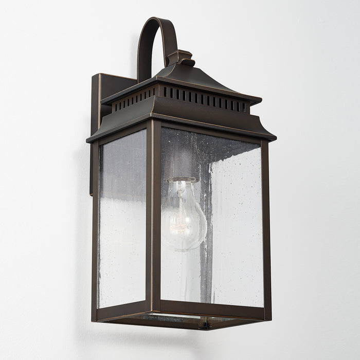 Capital Lighting 936911OZ One Light Outdoor Wall Lantern, Oiled Bronze