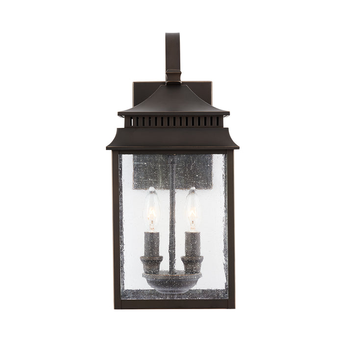 Capital Lighting 936921OZ Two Light Outdoor Wall Lantern, Oiled Bronze