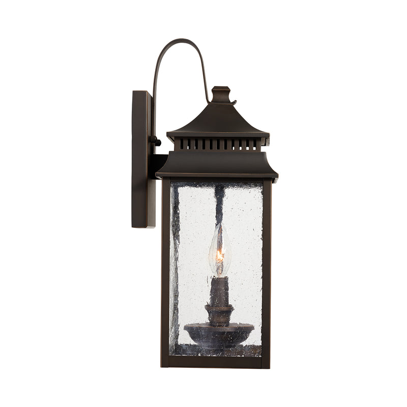 Capital Lighting 936921OZ Two Light Outdoor Wall Lantern, Oiled Bronze