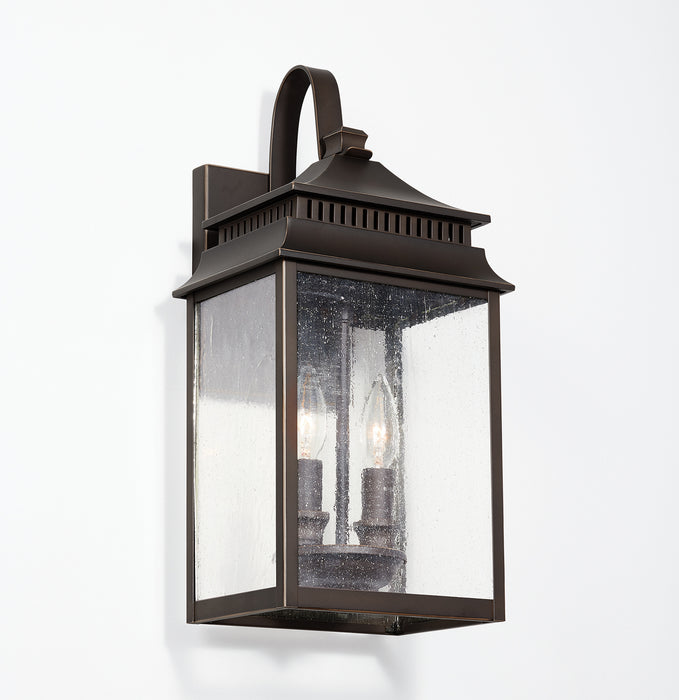Capital Lighting 936921OZ Two Light Outdoor Wall Lantern, Oiled Bronze