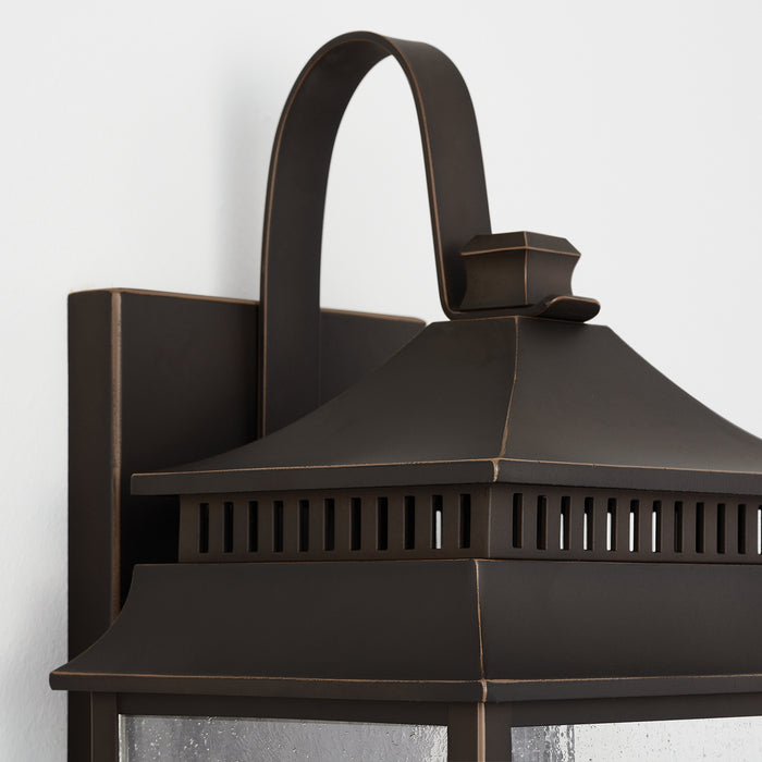Capital Lighting 936921OZ Two Light Outdoor Wall Lantern, Oiled Bronze