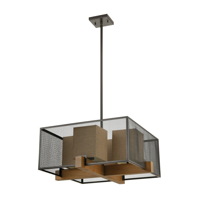 ELK Home 33345/4 Four Light Chandelier, Oil Rubbed Bronze