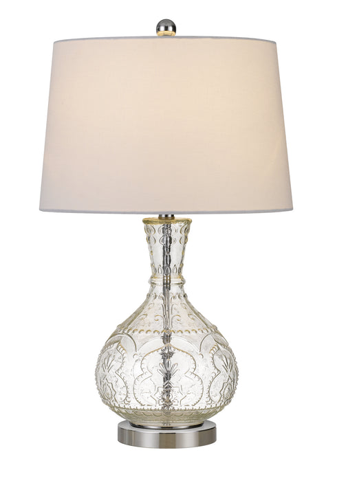 Cal Lighting BO-2916TB One Light Table Lamp, Glass