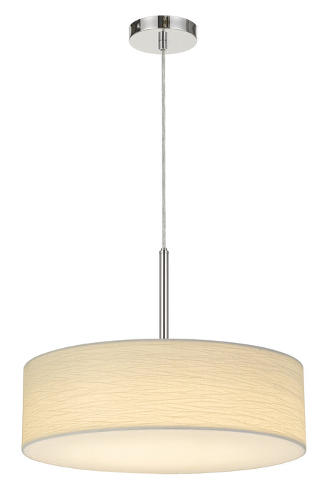 Cal Lighting FX-3731-CW LED Pendant, Patterned White