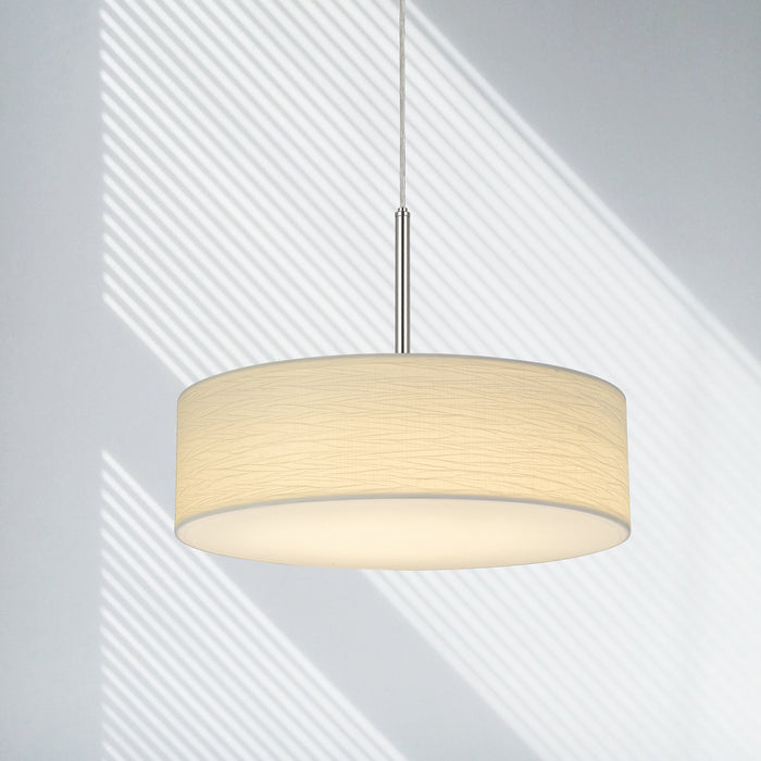 Cal Lighting FX-3731-CW LED Pendant, Patterned White