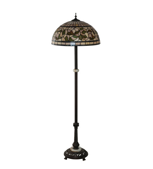 Meyda Tiffany 229125 Three Light Floor Lamp, Mahogany Bronze