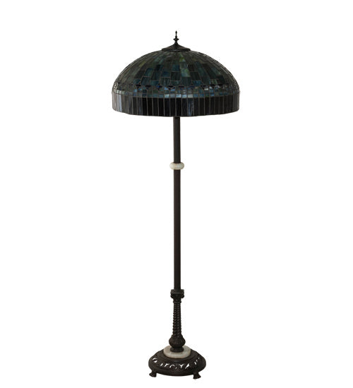 Meyda Tiffany 229127 Three Light Floor Lamp, Mahogany Bronze