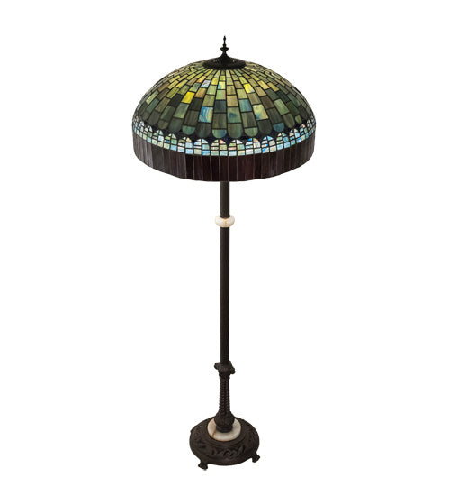 Meyda Tiffany 229127 Three Light Floor Lamp, Mahogany Bronze