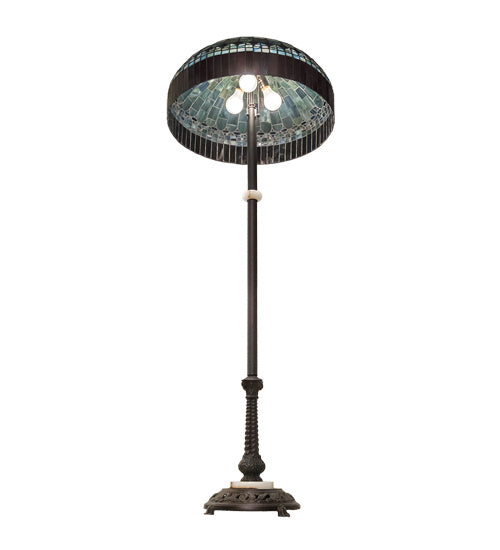 Meyda Tiffany 229127 Three Light Floor Lamp, Mahogany Bronze