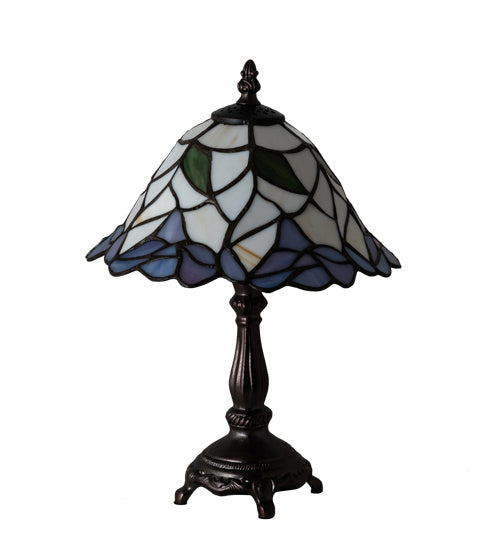 Meyda Tiffany 123761 One Light Table Lamp, Mahogany Bronze