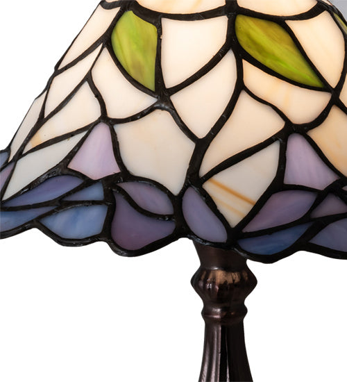 Meyda Tiffany 123761 One Light Table Lamp, Mahogany Bronze