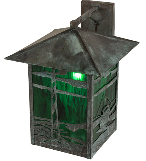 Meyda Tiffany 172099 One Light Wall Sconce, Verdigris