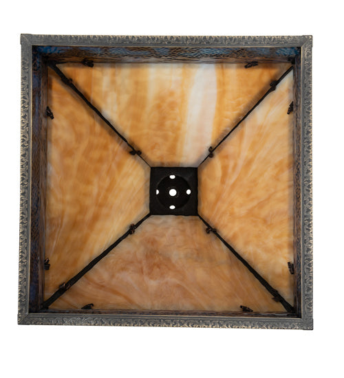 Meyda Tiffany 19495 Shade, Craftsman Brown Hi-Lited
