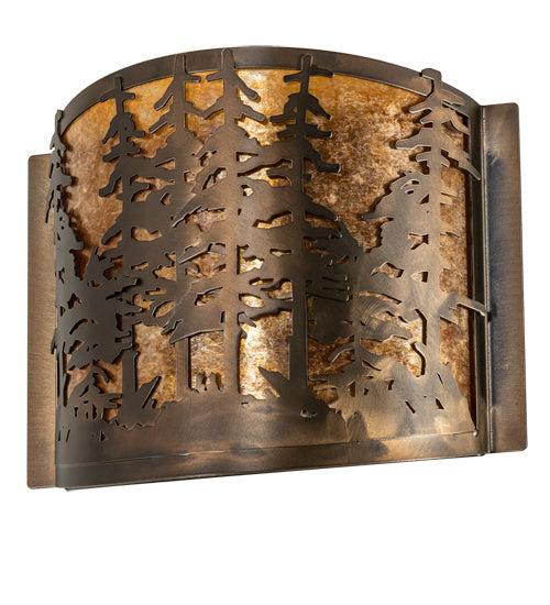 Meyda Tiffany 214575 One Light Wall Sconce, Antique Copper